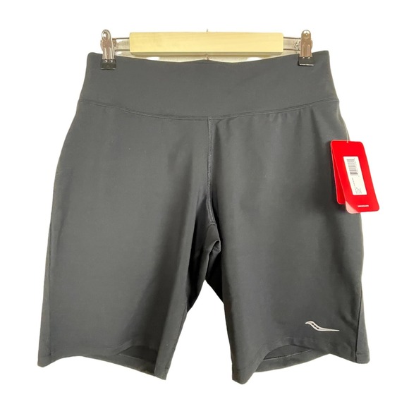 Saucony Pants - NWT‎ Saucony Cha Cha Long Short Athletic Black Women's size S